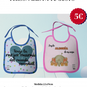 Babero personalizable