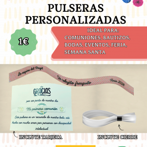PULSERAS PERSONALIZADAS